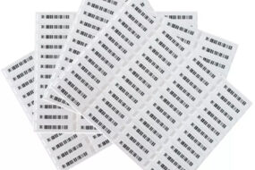 58khz alarm security customized am anti theft soft dr label sticker